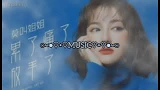 Lei Le Tong Le Fang Shou Le 累了痛了放手了(Lelah  Sakit  lepaskan) Mo Jiao Jie Jie 莫叫姐姐 Lyrics
