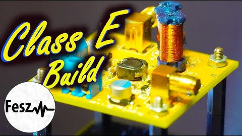 Class E RF amplifier - Build (2/3)