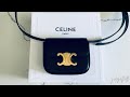 Celine mini triomphe bag unboxing  2023