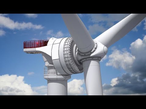 Как устанавливают большие ветрогенераторы