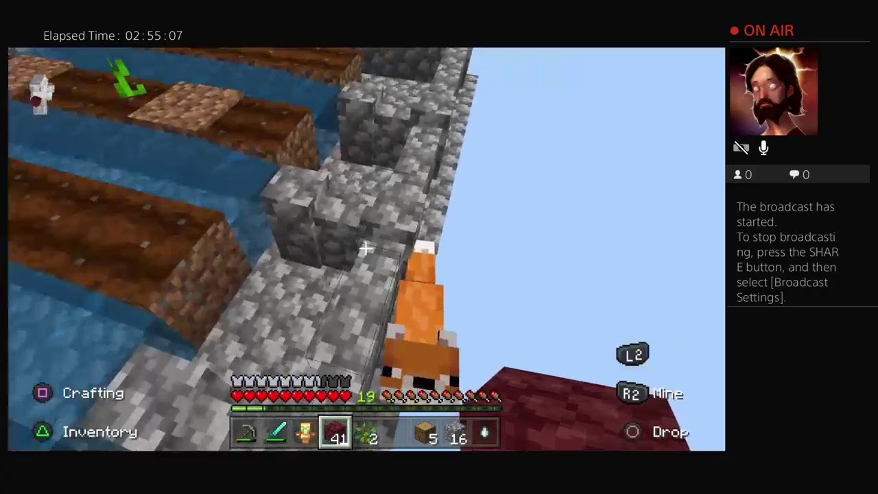 Minecraft funny live stream skyblocks - YouTube