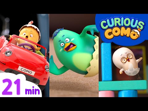 Curious Como | Remote Control + More 21min | Cartoon video for kids | Como Kids TV