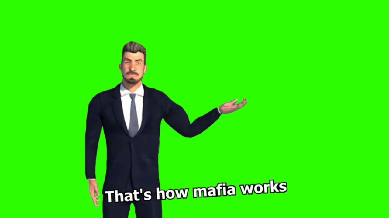 That S How Mafia Works Green Screen Youtube - mafia suit roblox template