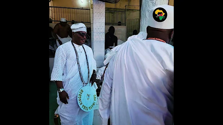Elegba ejiwa arrival of HRM OBA Saheed Elegushi