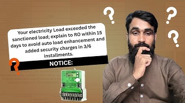Sanction Load Notice To Net Metering Consumers | Reasons of Notice | Green Meter Crack Down. 