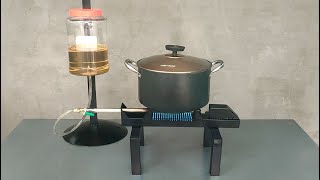 How to make a diesel burning stove  economical, super efficient