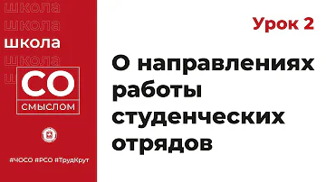 О направлениях деятельности РСО