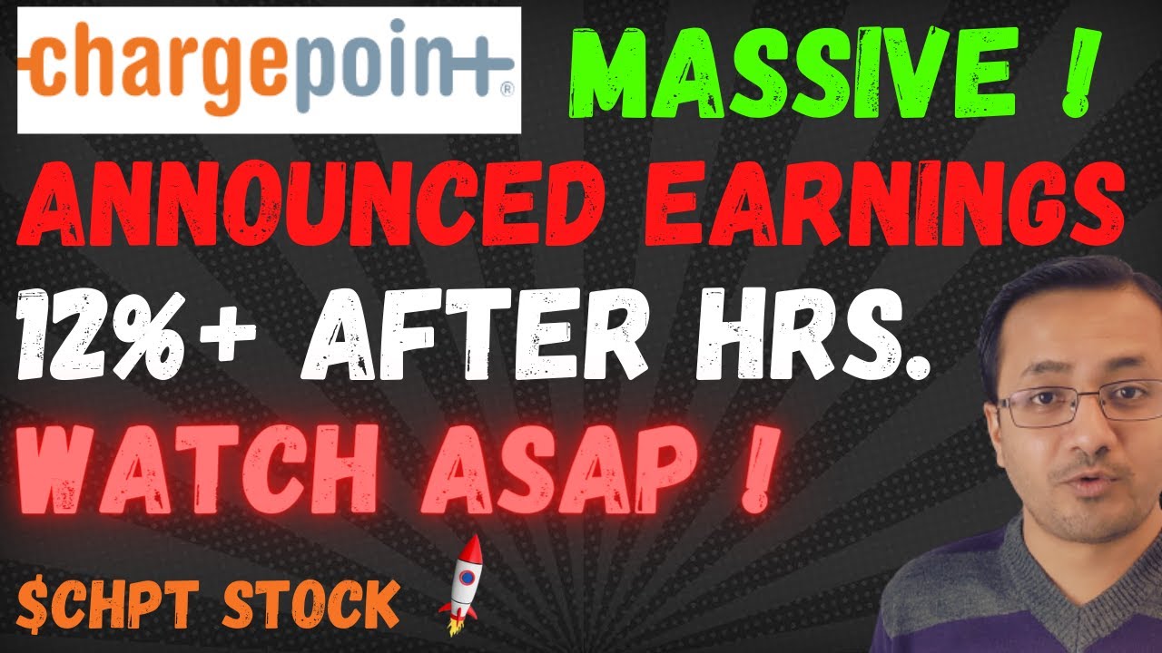MASSIVE! Charge point Stock Earning Announced 🚀🚀🚀 | CHPT Stock 2x Potential | HUGE PRICE PREDICTION
