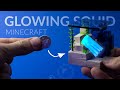 Making a real GLOWING SQUID with UV LED & battery – Minecraft Caves & Cliffs with polymer clay