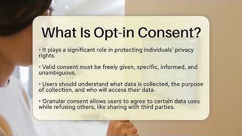 What Is Opt-in Consent? - SecurityFirstCorp.com