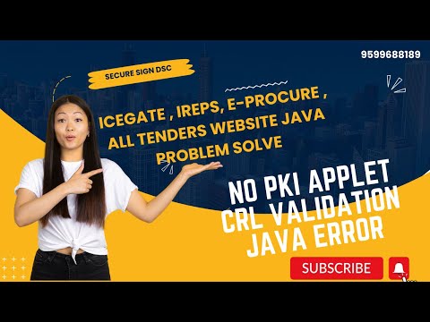 Java Error Solved: Fixing PKI Applet CRL Validation on e-Procure, ireps, icegate & More