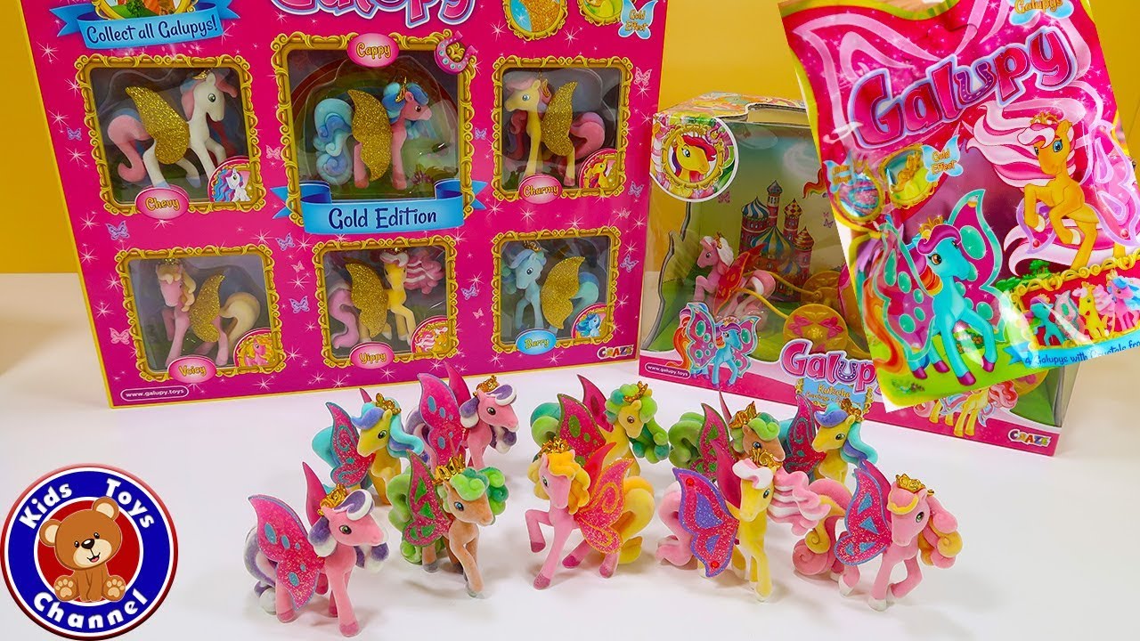 Galupy horse unicorn unboxing characters 🐴🦄 ⎢Kids Toys Channel