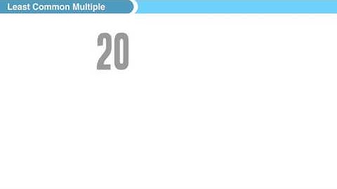 Least Common Multiple