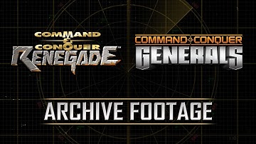 Command & Conquer Archive Footage from Renegade and Generals