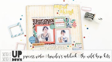 sketch it up sketch it down series | process video | traveler