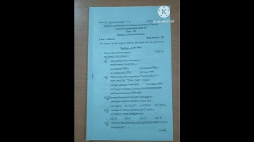 SEBA CLASS 9th GENERAL SCIENCE Annual Exam Paper 📜