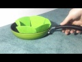 8" Green Earth Frying Pan by Ozeri, with Textured Ceramic Non-Stick Coating from Germany (100% PTFE, Mp3 Song