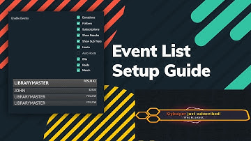 How to Add Alert Box/EventList tutorial (OBS Studio)  "TAGALOG"