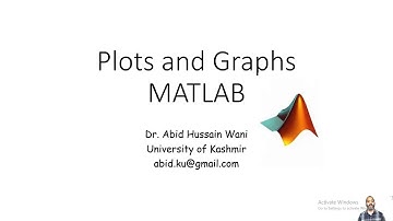 7. Plots and Graphs in MATLAB