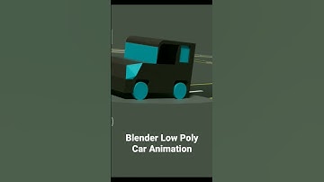 Blender Low Poly Car Animation
