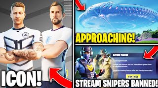 *NEW* Fortnite Update | Mothership Approaching! Reus & Kane ICON Series SKIN + Stream Snipers Banned