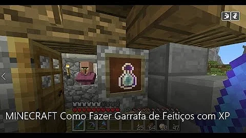 Qual Villager vende frasco de XP?
