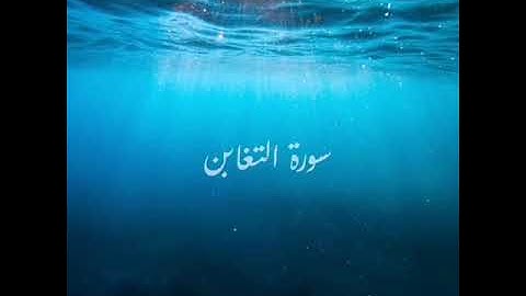 ايه من سورة التغابن عبد الله الموسى