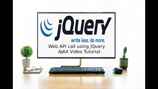 #ajax #jquery #web #api Web API call using jQuery AJAX Video Tutorial