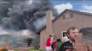 At least 2 dead after plane crashes into homes in Santee neighborhood