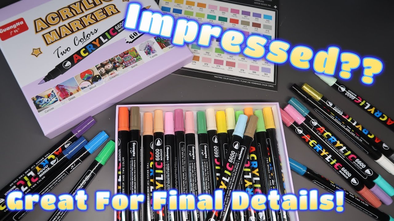 A look at the new Acrylic Markers by Lightwish, Adult Colouring