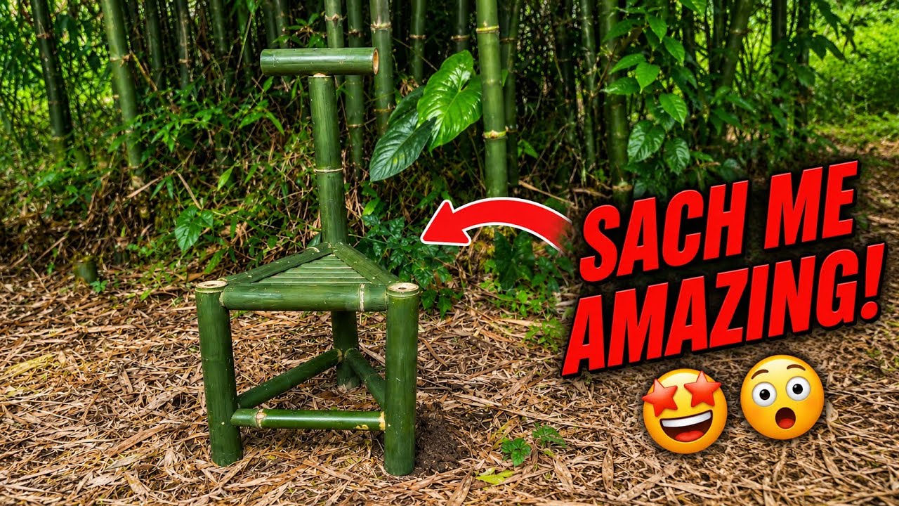 バンブーチェアアレンジ② DIY Bamboo Chair Hack – So Amazing You'll Say 'SACH ME AMAZING