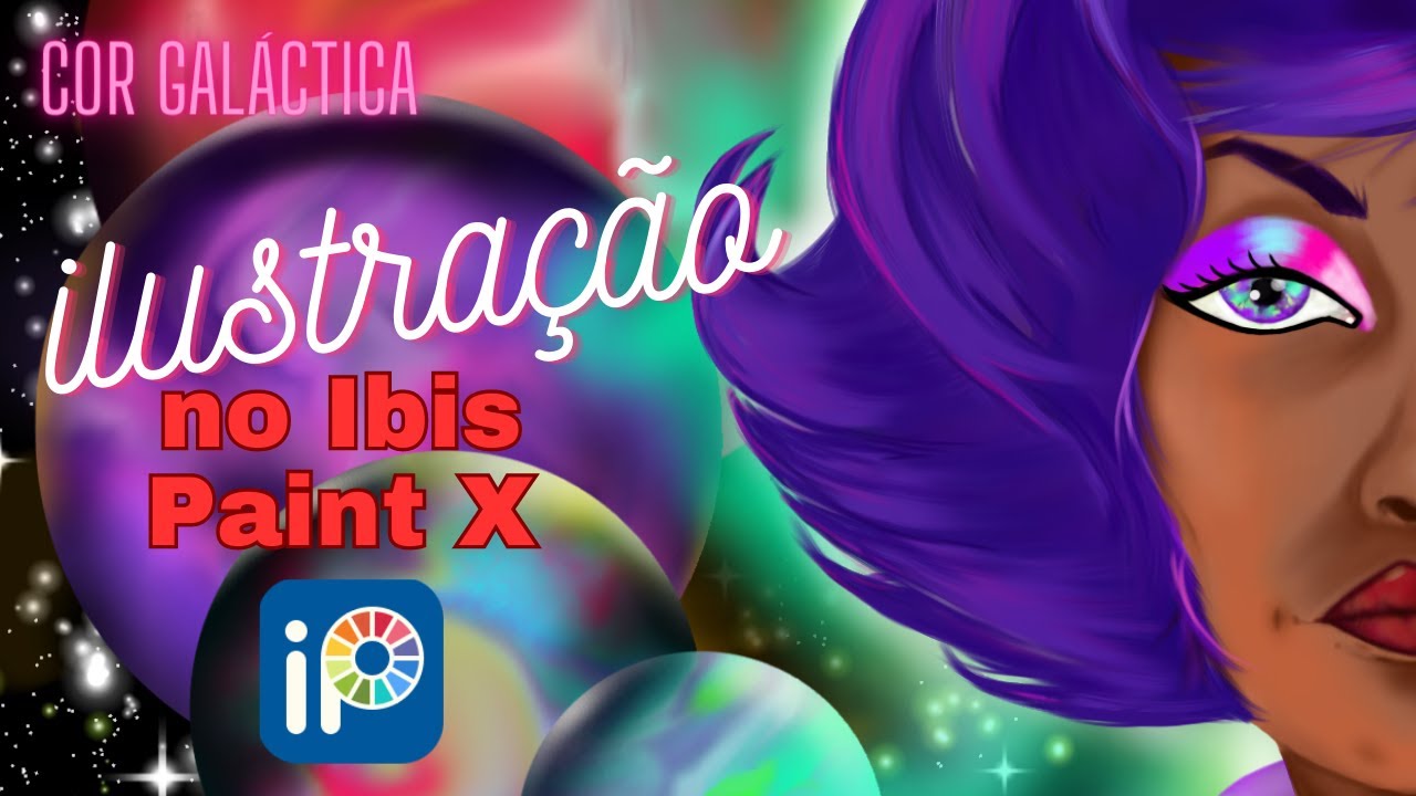 ILUSTRAÇÃO NO IBIS PAINT X 🎨 SPEED PAINTING DEUSA CRIADORA🪐 YouTube
