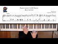 Super Mario World Theme - Jazz Piano Arrangement