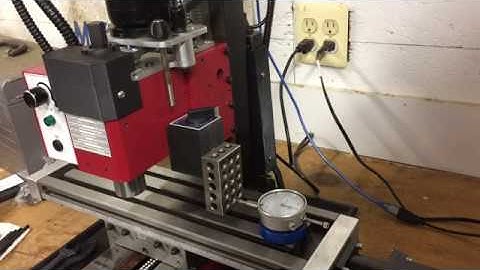 CNC MiniMill X Axis backlash