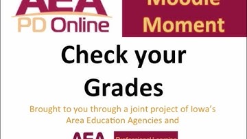 Checking Grades In Moodle