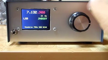 How N6QW 240X320 Color Display si5351 VFO works, JH8SST