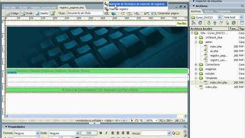 CURSO DREAMWEAVER AVANZADO CON PHP & MYSQL - VIDEO 10