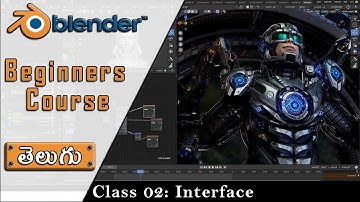 Interface of Blender [ TELUGU ] || Blender Tutorials for Beginners || Lucky Studios
