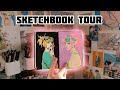 Sketchbook tour Обзор скетчбука start 1.12.2021 finished 1.02.2022