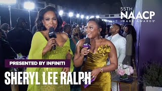 Sheryl Lee Ralph Is A Vibe On The Infiniti Red Carpet! | Naacp Image Awards '24