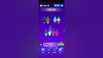 346-350 Level water sort color puzzle game | Water sort water puzzle 3D game 2024