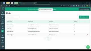 Managing Clients  - timegram Tutorial