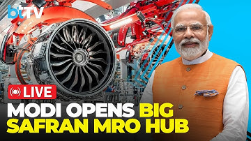 PM Modi Inaugurates Safran’s ₹1,300 Cr LEAP Engine MRO Facility At Hyderabad | SAESI Launch