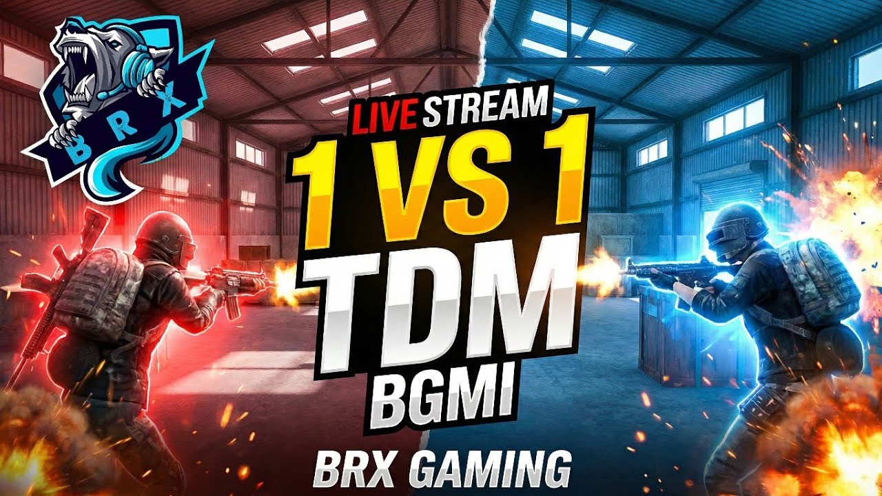 Live: 🔥 BGMI 1 vs 1 TDM Challenge! | Too Intense! 😱 BGMI TDM Gameplay ...