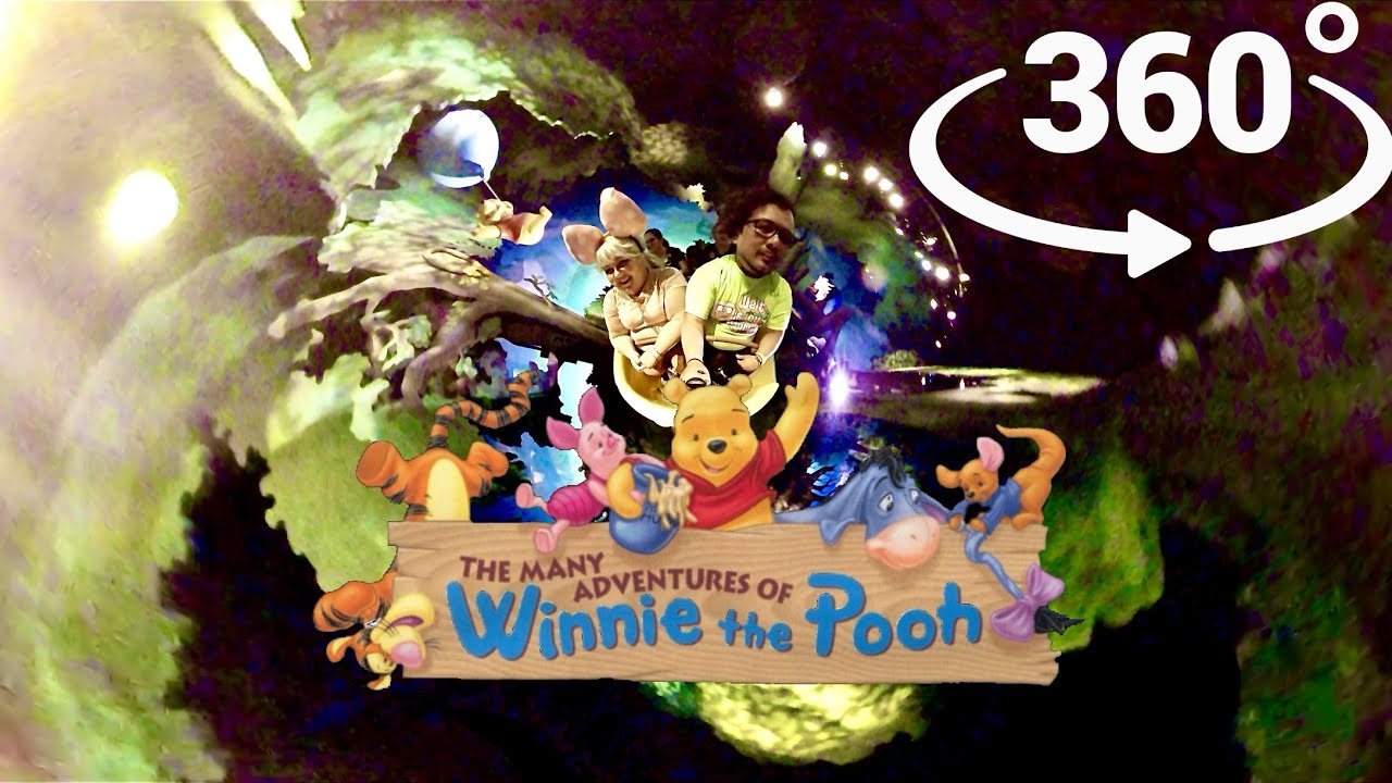 The Many Adventures of Winnie The Pooh Ride 360 || Disney World Magic ...