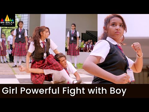 Girl Powerful Fight with Boy | Mikhael | Reba Monica | Latest Kannada Movie Scenes | #SriBalajiVideo