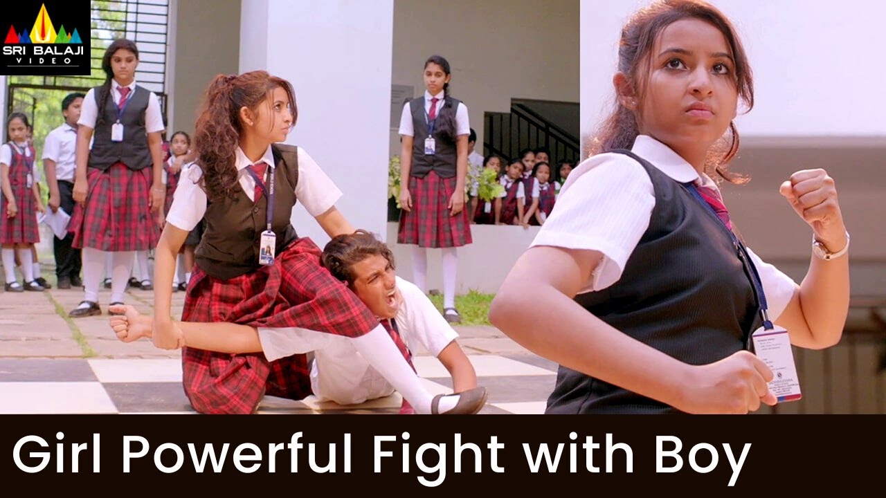 ⁣Girl Powerful Fight with Boy | Mikhael | Reba Monica | Latest Kannada Movie Scenes | #SriBalajiVideo