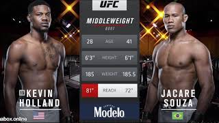 UFC 256 Кевин Холанд vs Жакаре Соуза