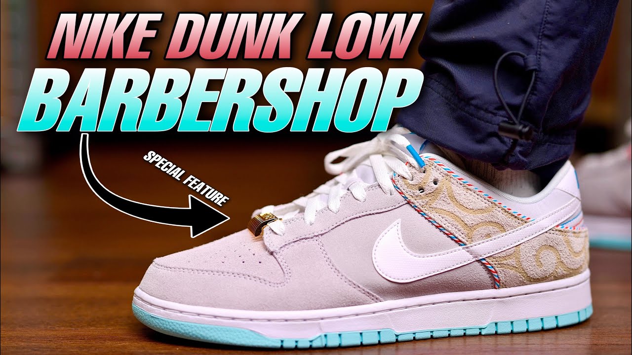 NIKE DUNK LOW BARBERSHOP BLACK | UNBOXING AND DETAILED REVIEW