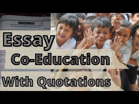 essay co education in english with quotations